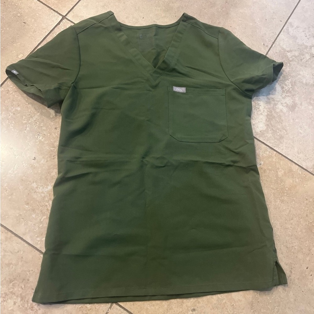 Figs Limited Edition Olive Green Womens Scrub Set XS/XSP